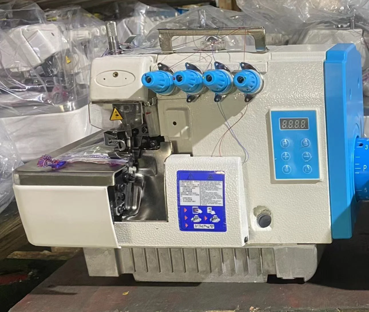 QK-757D Direct Drive 5 Thread Overlock Industrial Sewing Machine