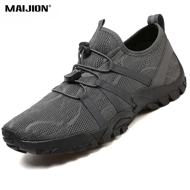 

Quick Dry Men's Wading Shoes Women Breathable Outdoor Water Sports Shoes Elastic Non-slip Canyoning shoes Hiking Trekking