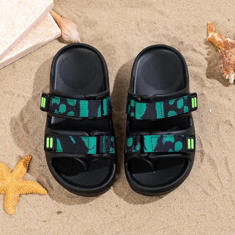 Kids Casual Sandals Open Toes Soft Bottom Boys Slippers Non-slip 2026 Summer New Children Beach Shoes Handsome Comfortable