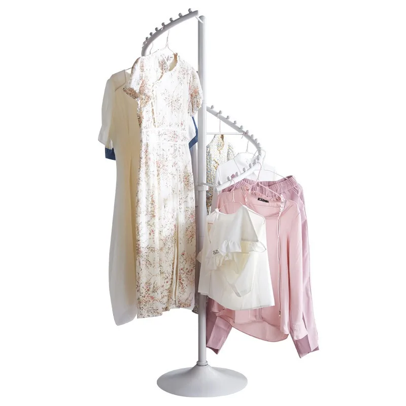 360-Degree floor drying rack, rotating hanger, hat , rotating , storage , store household.