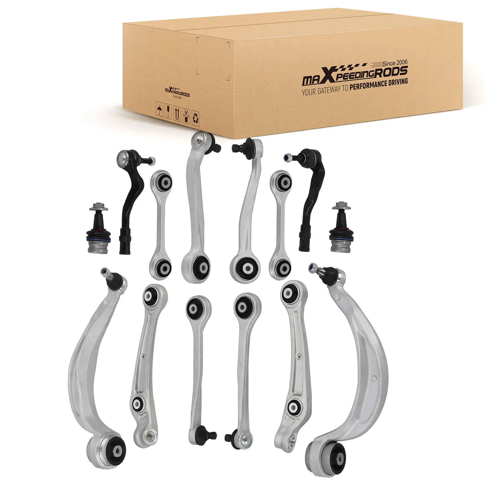 

Front Track Wishbone Control Arm Suspension Kit For Audi A4 B8 A5 Q5 8K0407505A 8K0407694T 8K0407694S