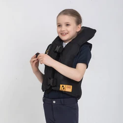 Cavassion-Gilet gonflable équestre pour enfants, protecteur de corps d'équitation, remplissage manuel, armure infaltable, tailles enfants