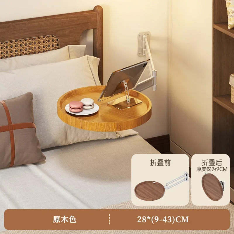 TQH7.2 bedside  foldable bedroom small suspended bedside shelf multi-functional creative small table simple small side table