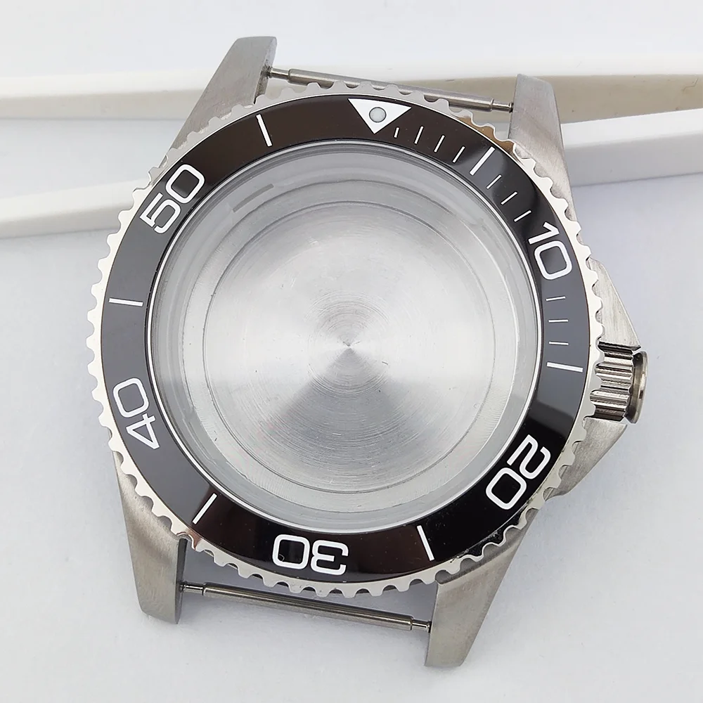 41mm Case Sapphire Glass Case NH35 Case Fits 32.5mm Dial Luxury Men's Watch Case Fits NH35 NH36 Movement Watch Parts