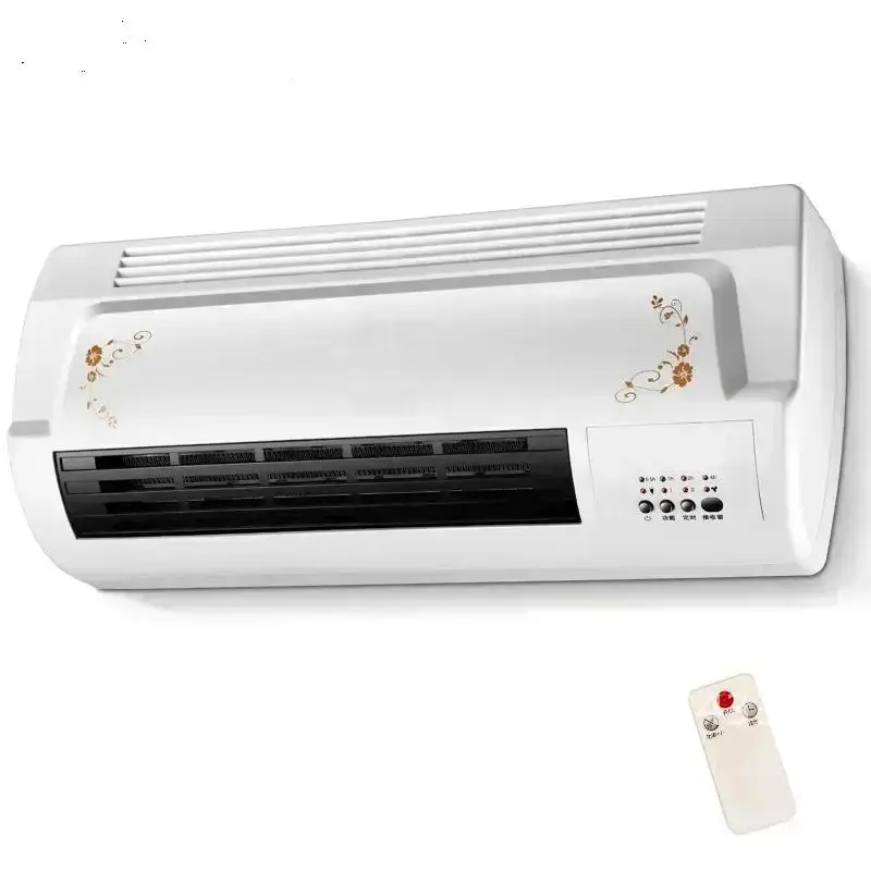 220V 1500W Warm Natural Wind Dual Use Electric Heater Fan Bathroom Wall Hanging Warmer Ceramic Thermal Heating Radiator