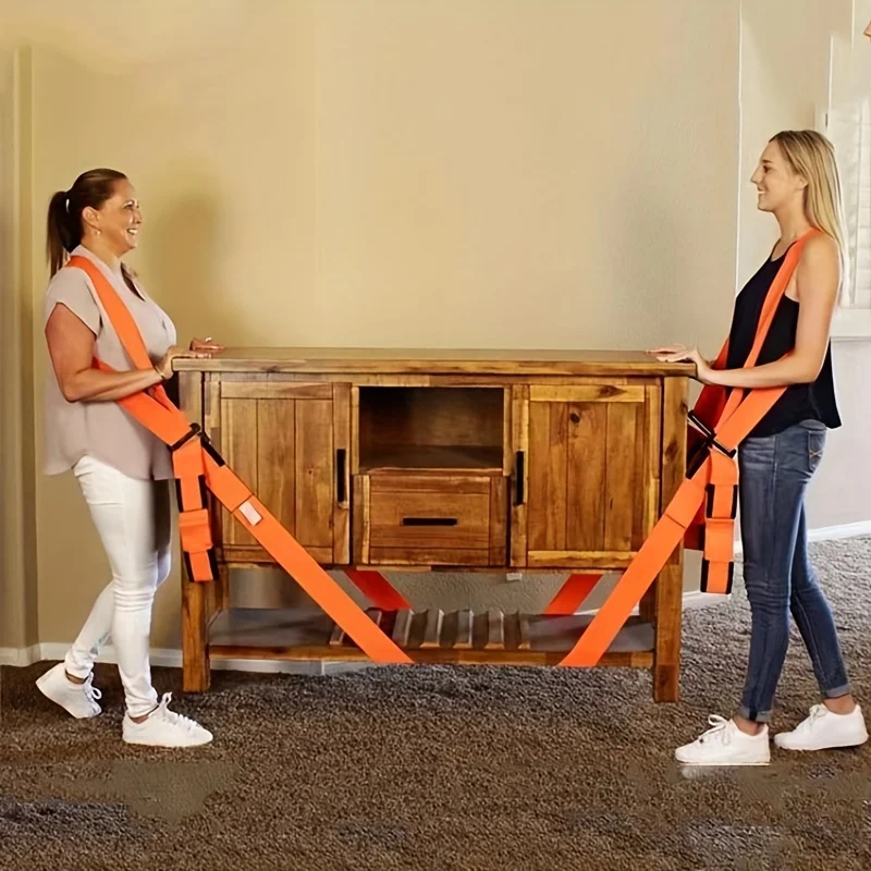 HeavyDuty Adjustable Furniture MoveStraps with Rope Tension Belts for Secure And Safe Transport of Lifting And Moving Equipment