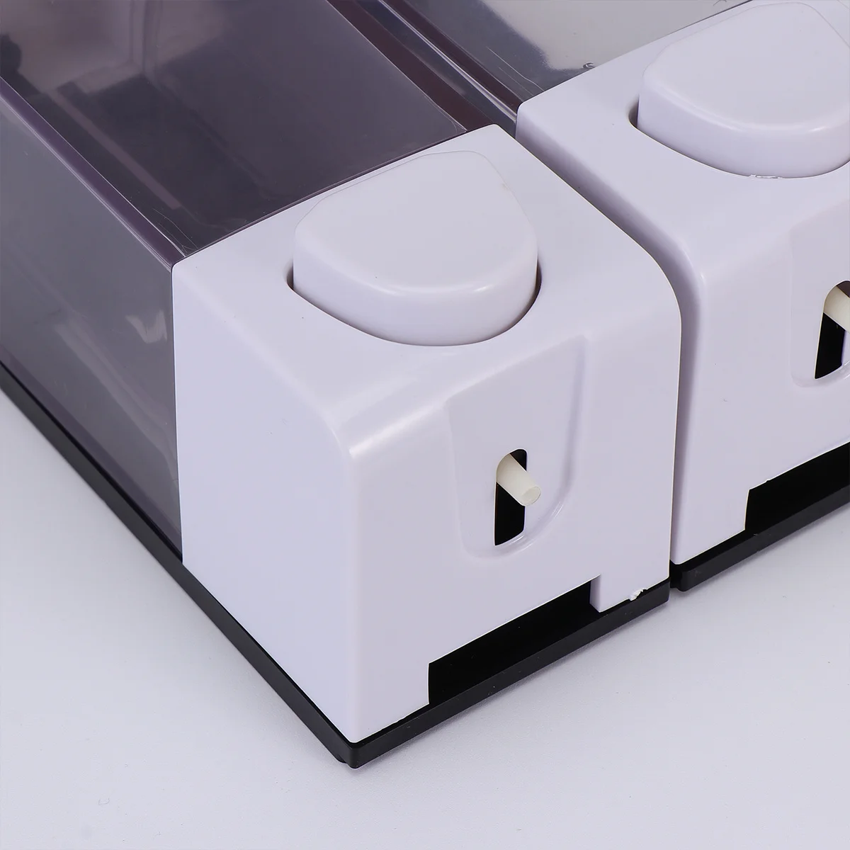 700 مللي زجاجة يد مثبتة على الحائط مضخة ناعمة تصميم مسطح شامبو غسول موزع الصابون الأبيض زجاجة يد