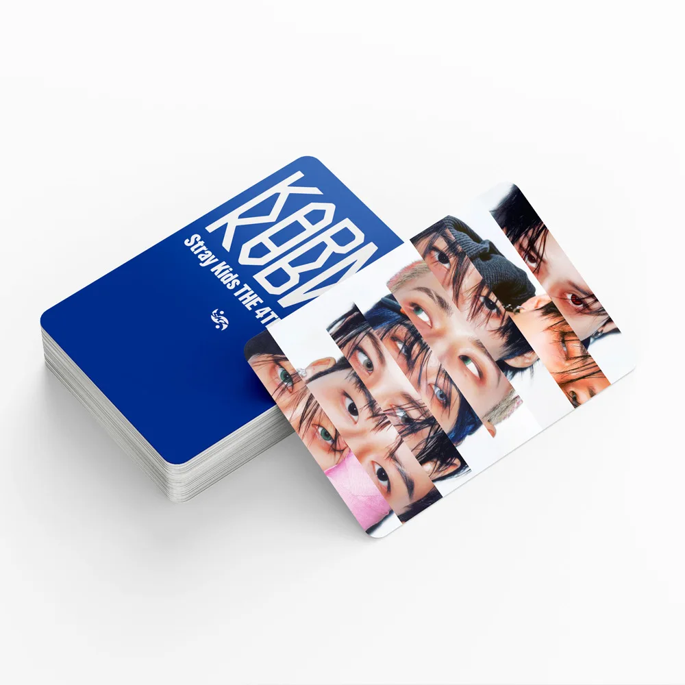 

55 шт. новый альбом Straykids KARMA4th периферийная фотокарта skzoo украшение альбома памятная ломо-карта