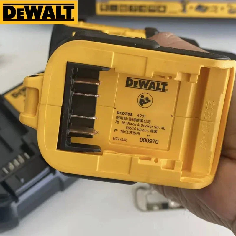 DEWALT DCD708 Cordless Compact Drill Driver Bare Tool 20V MAX Brushless Motor 1/2 in Electric Screwdriver Power Tool DCD708B