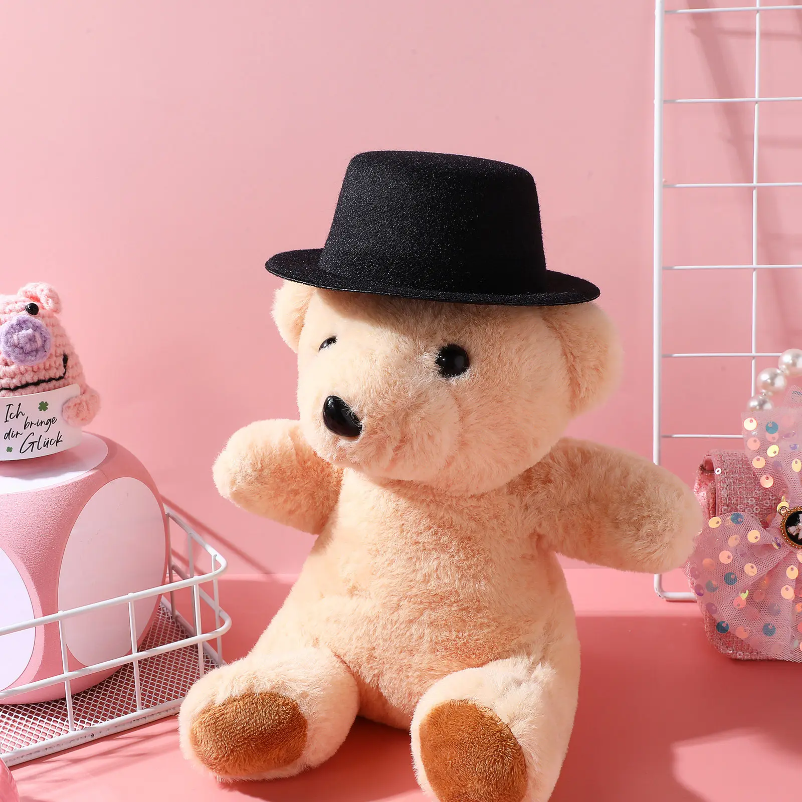 

Набор из 6 штук: Изысканные тканевые украшения в виде шляпок для декора одежды, креативный аксессуар ручной работы