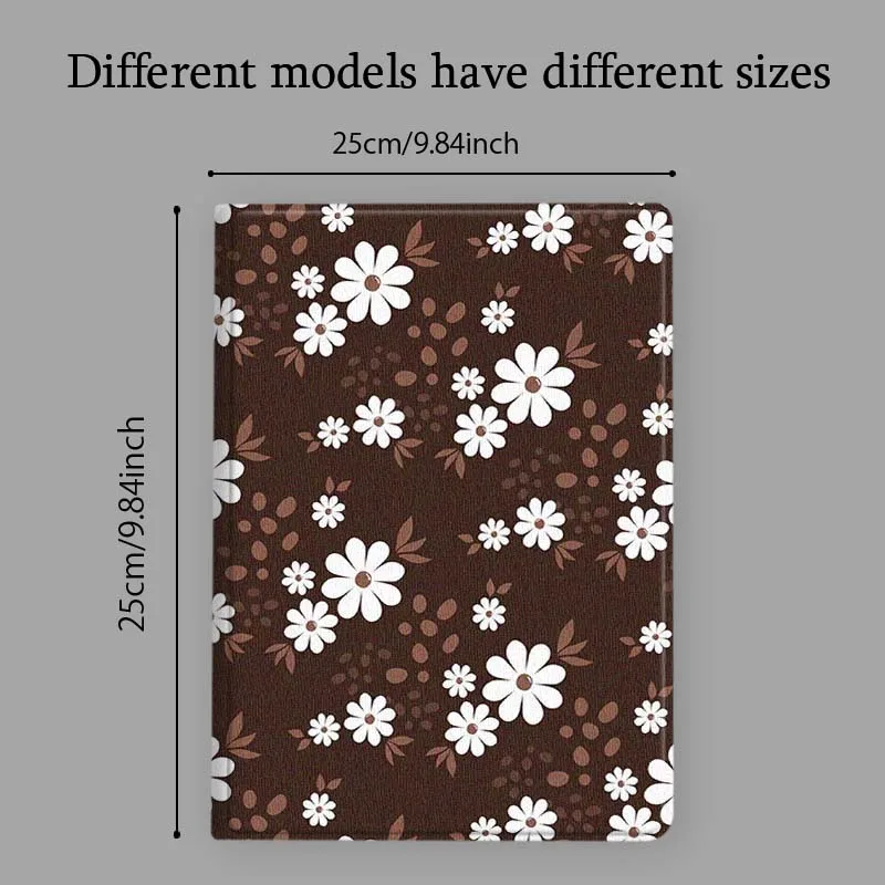 Creative Design Flower Picture Popular For Huawei MediaPad MatePad Honor Pro V6 9 V8 X9 X 10 13.3 11 Inch Pen Tray Tablet Case 5