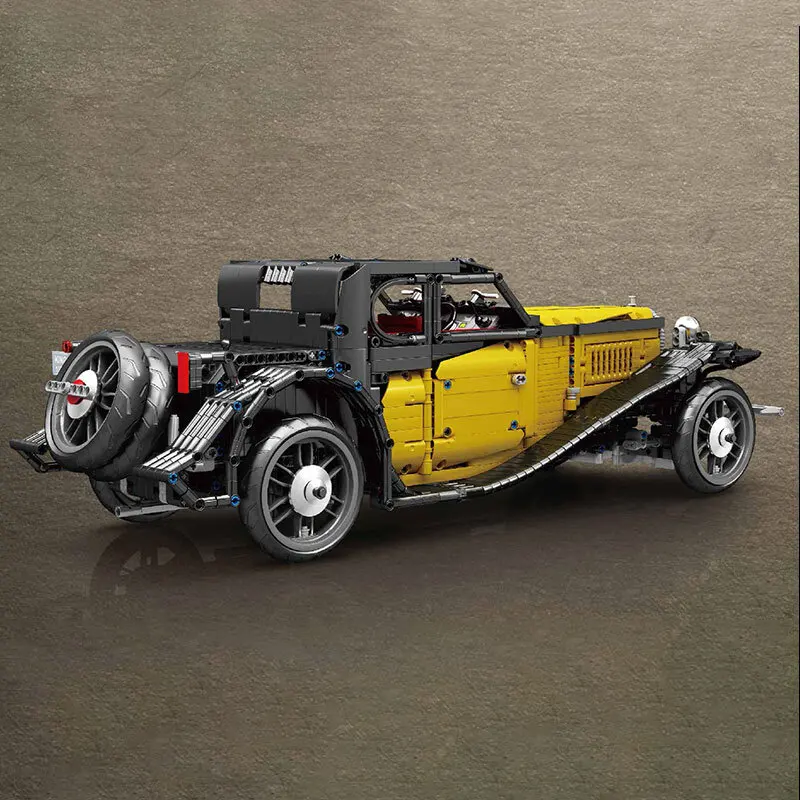 モールドキング ヴィンテージカー T50 モデルビルディングブロック クラシックレトロ切替式ギア車両組み立てコレクタブルトイ 男の子ギフト 3616ピース