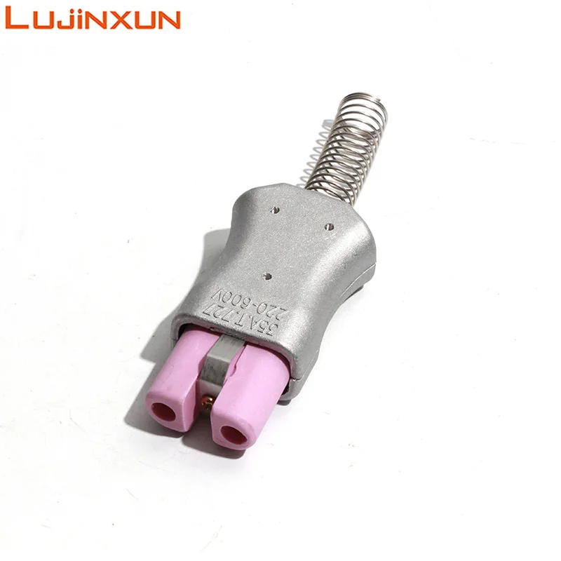 LUJINXUN T727 Aluminum Alloy Industrial High-Temperature Resistant Plug Socket for 35A Heating Ring Ceramic Furnace Plug