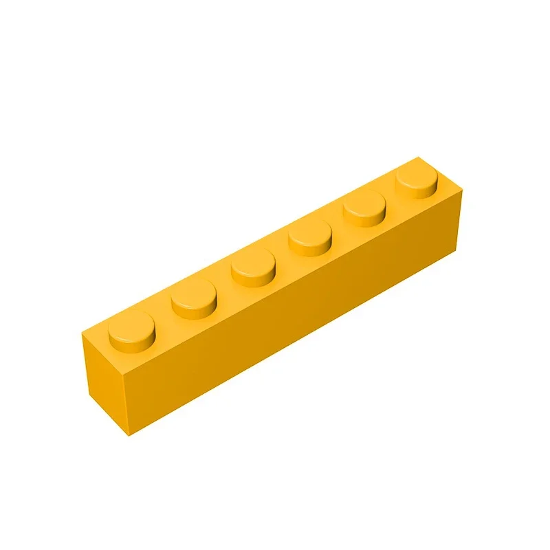 Gobricks GDS-535 Ziegel 1 x 6, kompatibel mit Lego 3009 Teilen, technischen DIY-Bausteinen für Kinder