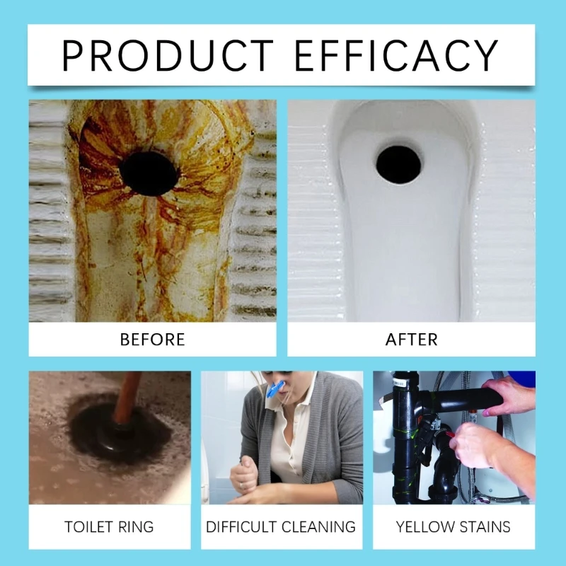 Limpador vaso sanitário 100 remoção manchas eficientes superfícies porcelana perfeitas para uso doméstico y5ga