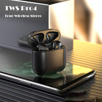 Original Pro 4 Earphone TWS Bluetooth Headset HiFi Wireless Headphone Mic Noise Reduction Earbuds For Lenovo Xiaomi air pods pro