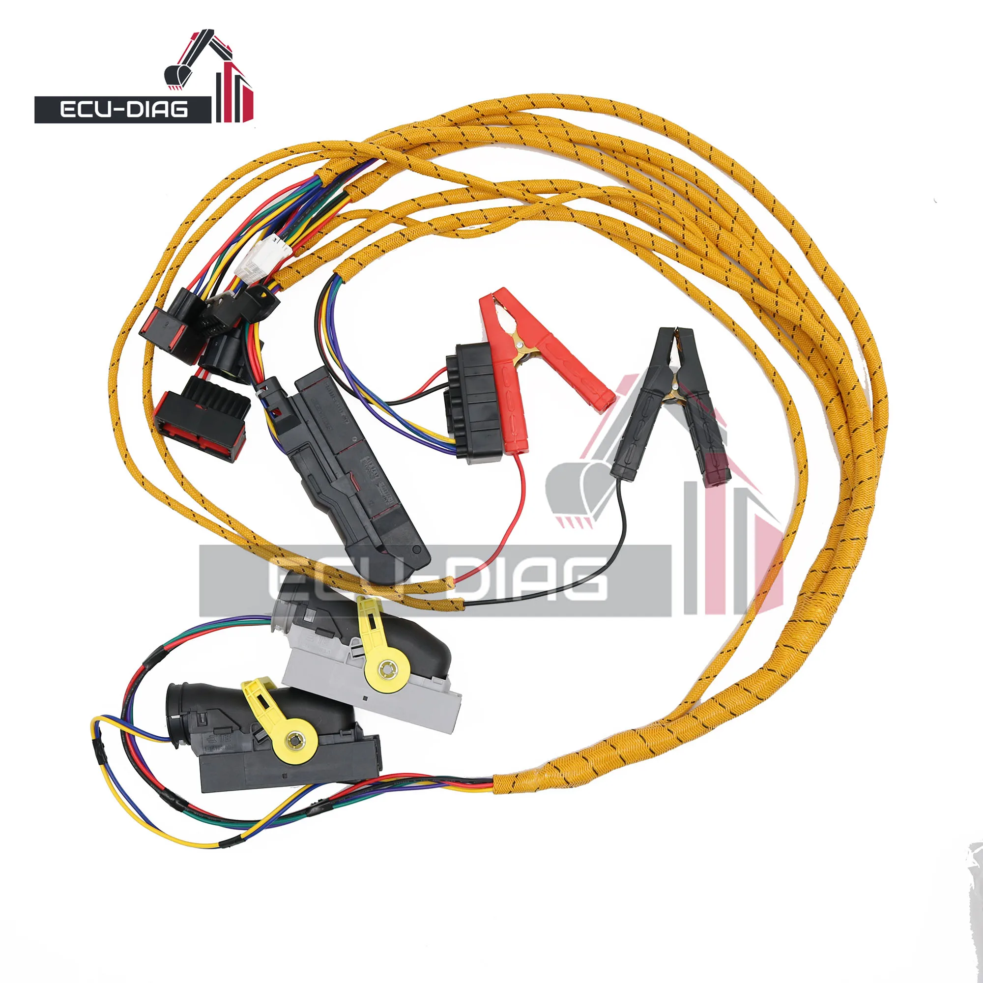 Full Programming Cable for Volvo,High Voltage,Common Rail,Single Pump,ECU Display electronic Control Unit module line harness