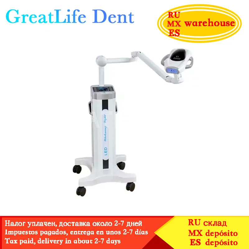 

GreatLife 12Leds Powerful 60w Newest Blue Led Laser Bleaching Machine Led Laser Lamp Dental Whitening Professional Tools Unit