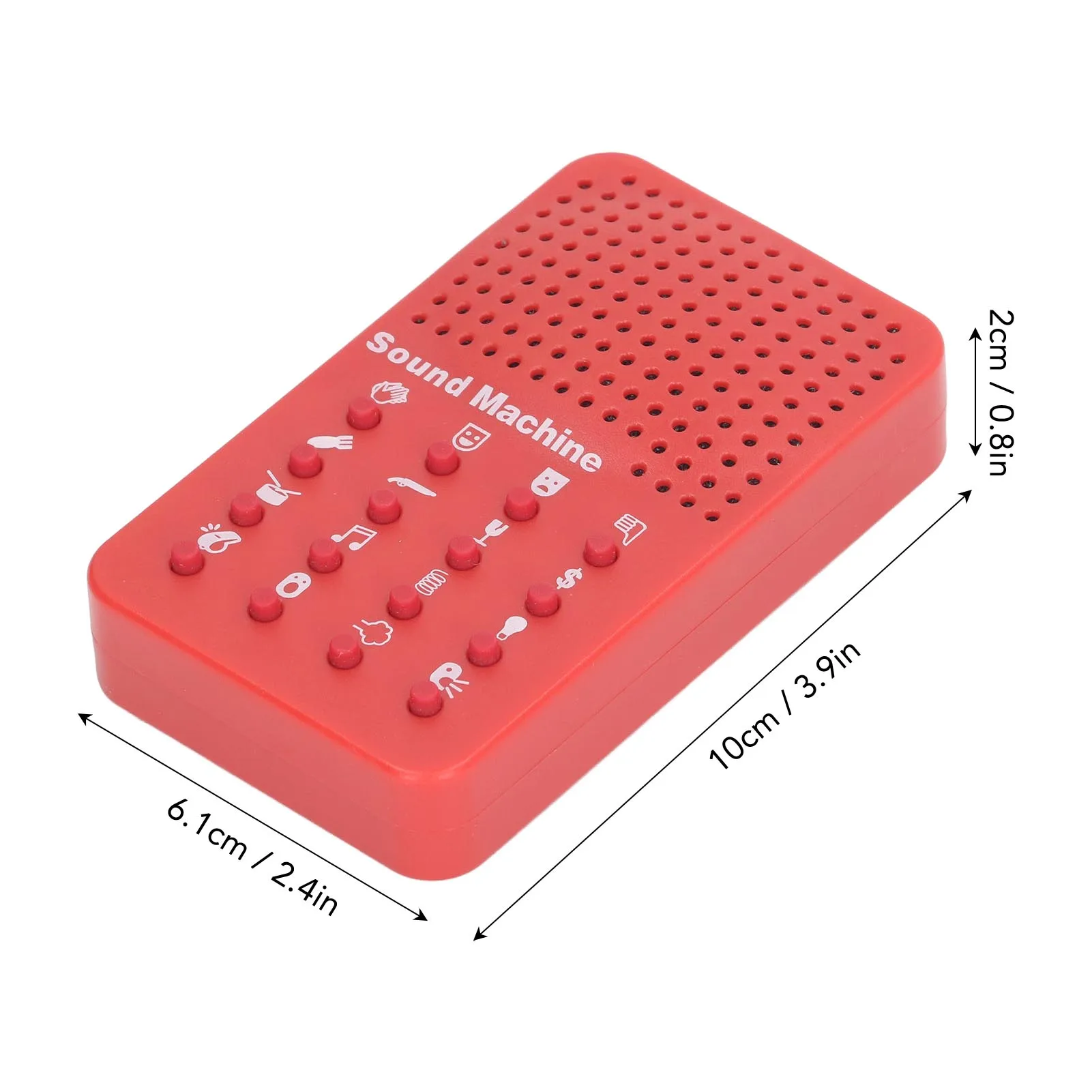 ZK30 Grappige Sound Maker Machine met 16-geluidseffecten Draagbare elektronische nieuwigheid Grappig Noise Maker Toy