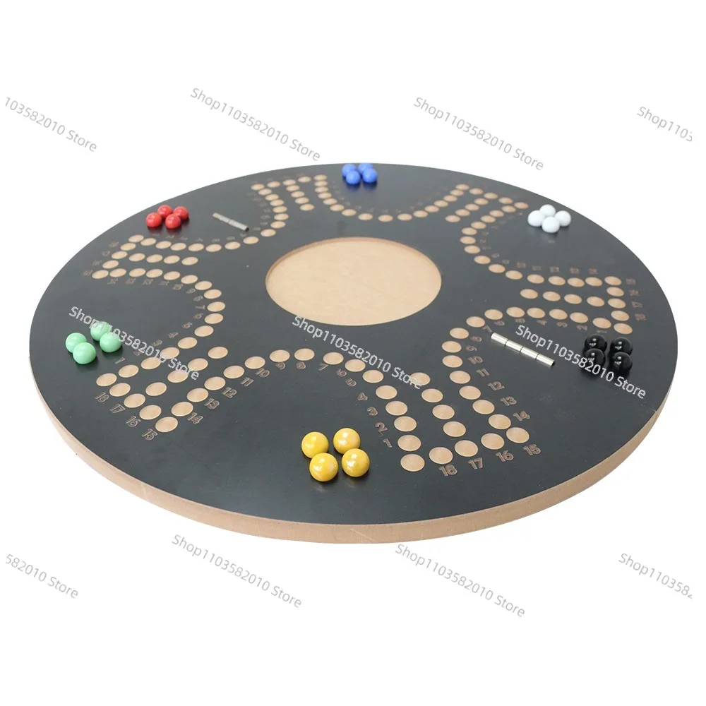 Player Foldable Marble Board Game Custom Size Wooden Table Game for Parties EN71 Certified Classic Original Game