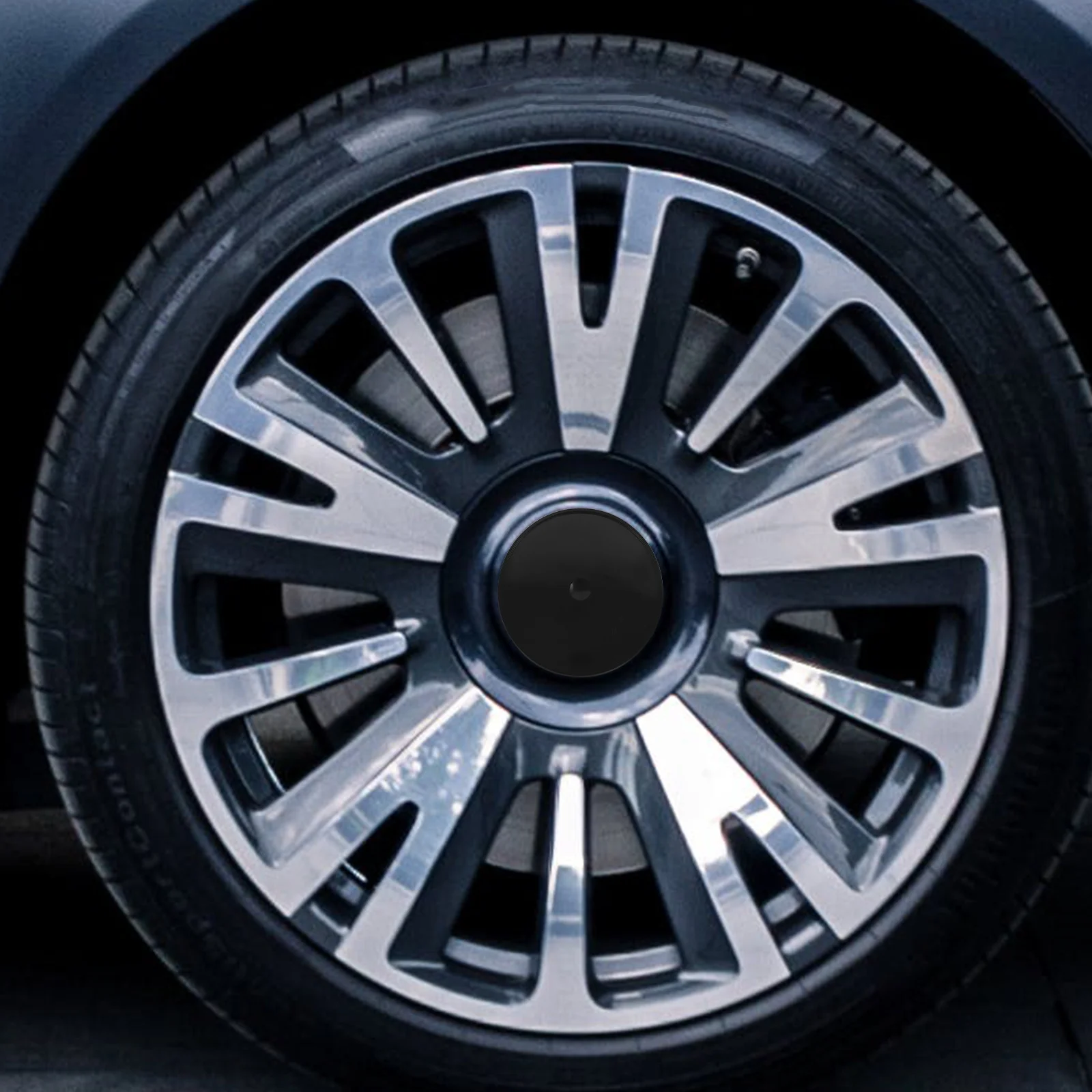 

4pcs Wheel Hub Covers Car Hub Caps Stylish Lightweight Durable Tire Accessories For Automotive Vehicle Wheel Protection