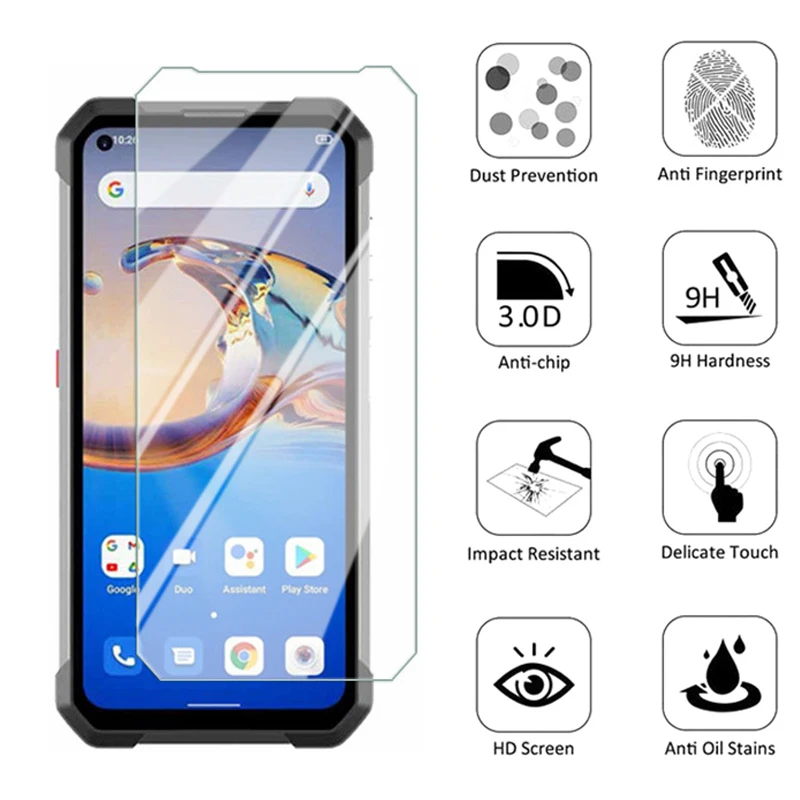 2-1Pcs Protective Glass For Unihertz 8849 Tank 2 Pro Tempered Glass for Unihertz 8849 Tank Mini 1 Tank 2 3 Pro Screen Protector