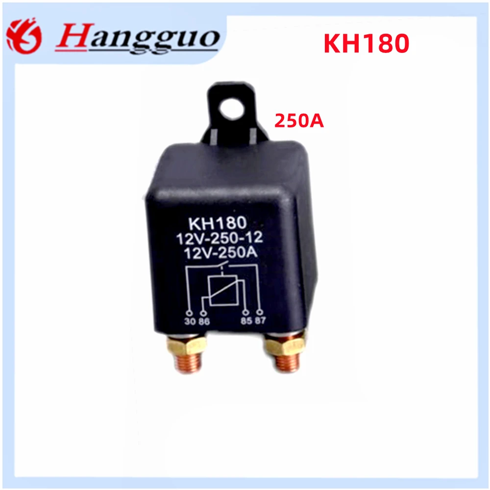 Imagem -02 - Relé Kh180 Eletromagnético Automotivo 12v 24v 120a 200a 250a Começo Atual Alto Pré-aquecimento Relé Normalmente Fechado