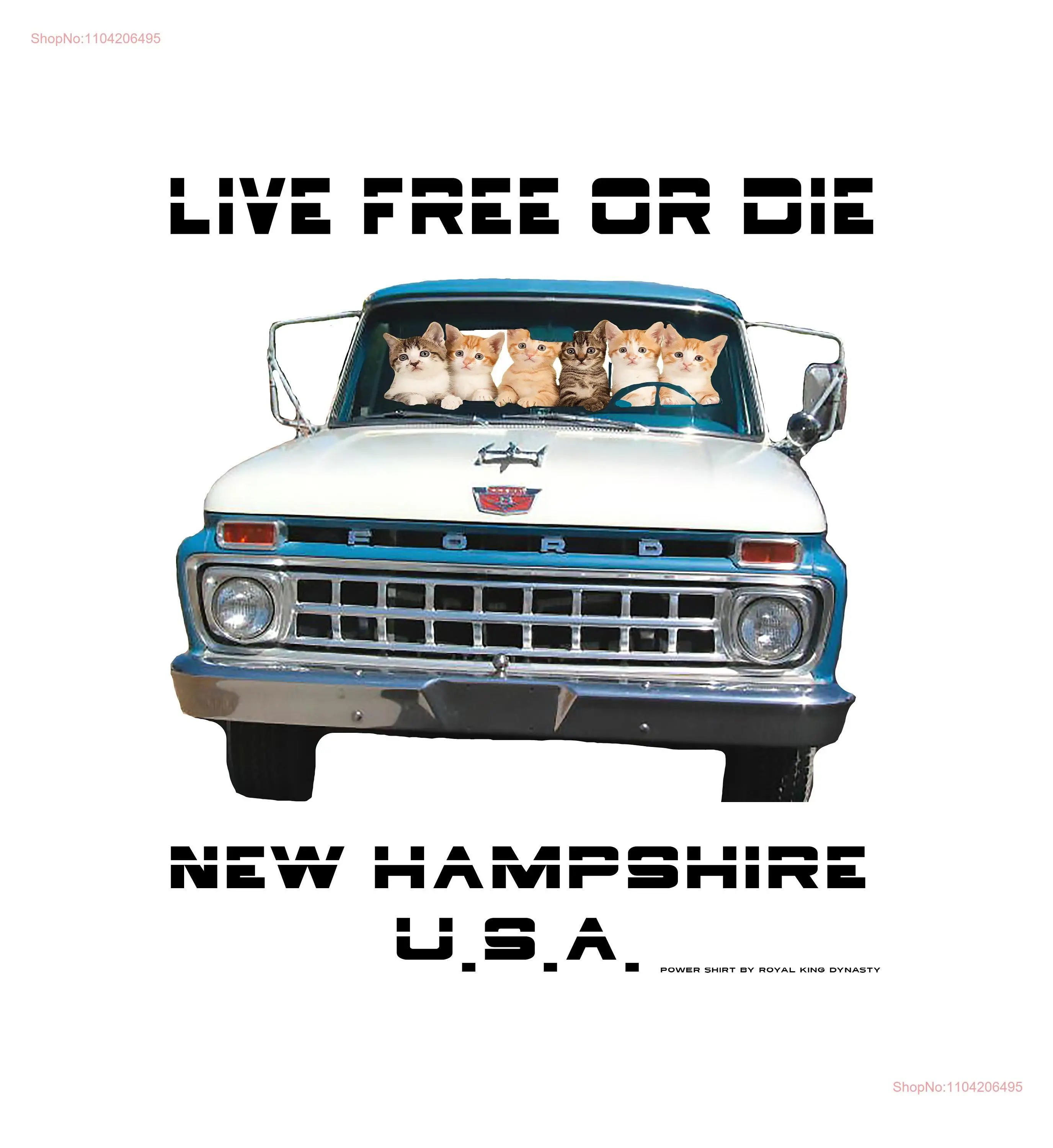 Live Free or Die Kitten Truck Thieves T shirt for New Hampshire Man Cat Lover Vintage Pickup Retro Granite State s