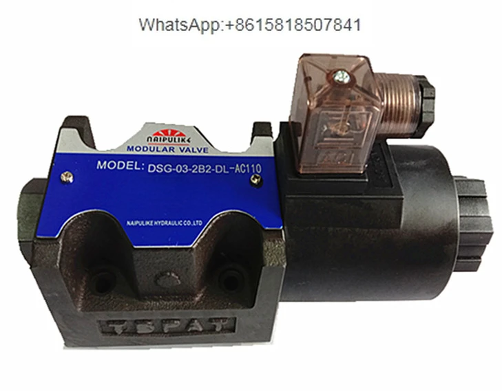 DSG-03-2B2-DL/LW-AC220/110/DC24/12 Two-position four-way high-pressure hydraulic solenoid directional valve