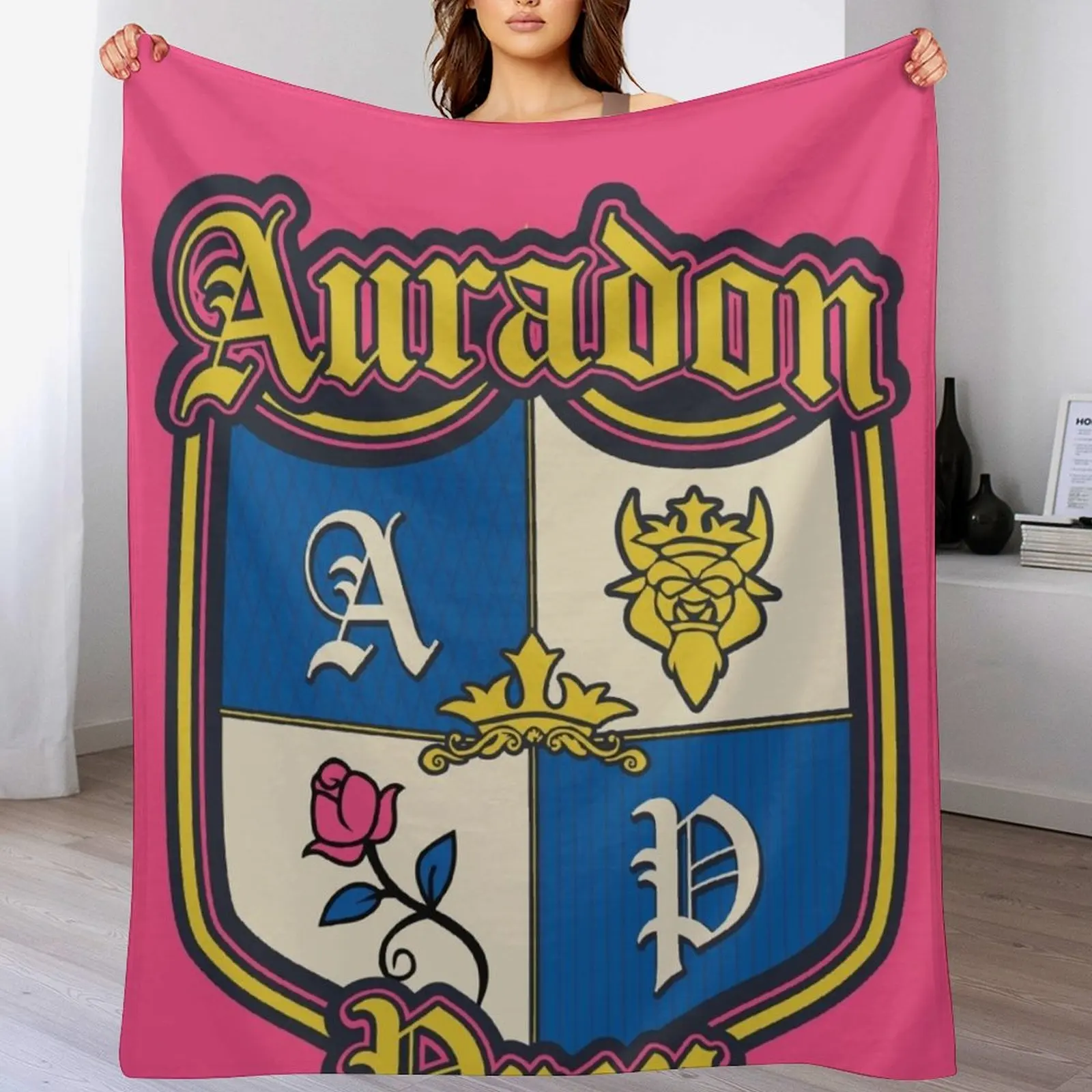 

Auradon Prep Throw Blanket Year Round Soft Comfortable Blanket for Home