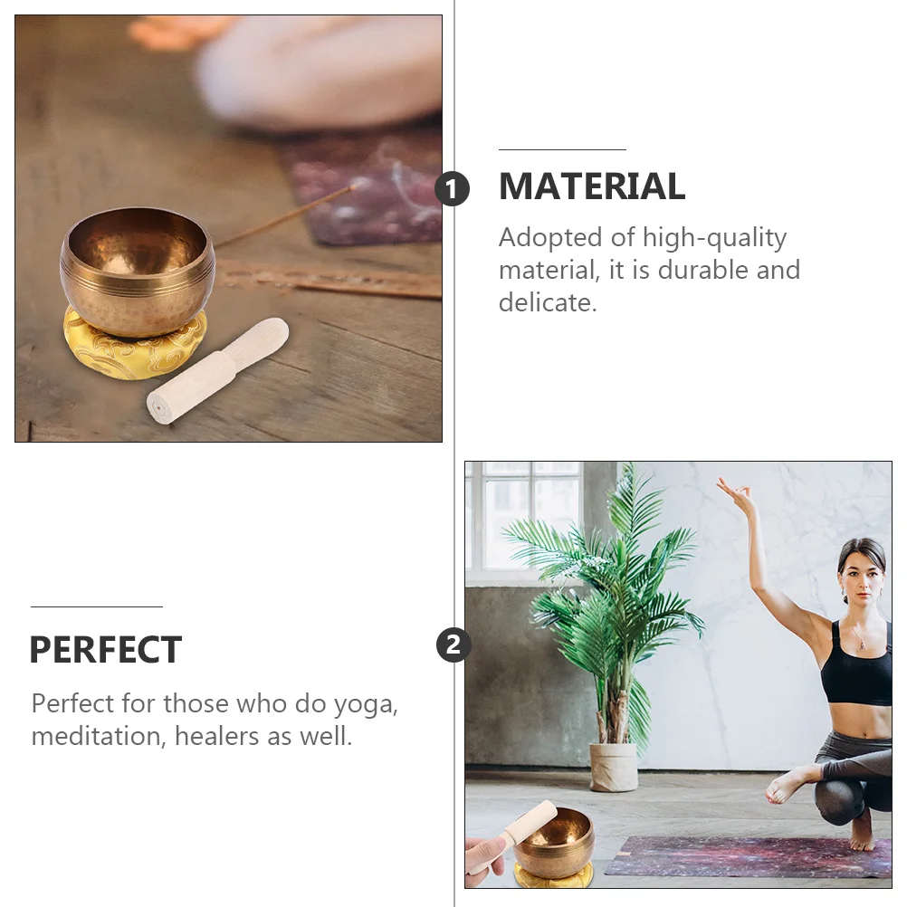

1pc Buddha Singing Bowl Mat 9-11Cm Cotton Cushion For Tibetan Sound Bowl Meditation Music Healing Practice Protective Pad