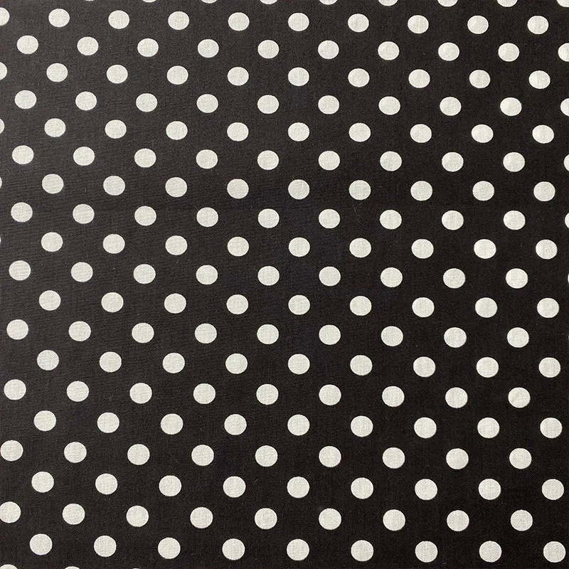 1M/2M/5M 100% Cotton Poplin Fabric Polka dot print DIY handmade clothing dress shirt children\'s clothing fabric Summer attire