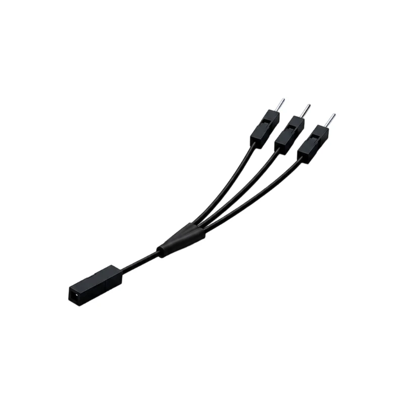 2.54Mm Single Female To 2/3/4/5 Male Splitter 2Pin Adapter Cable for PC Motherboard Power Light Emitting Replacement
