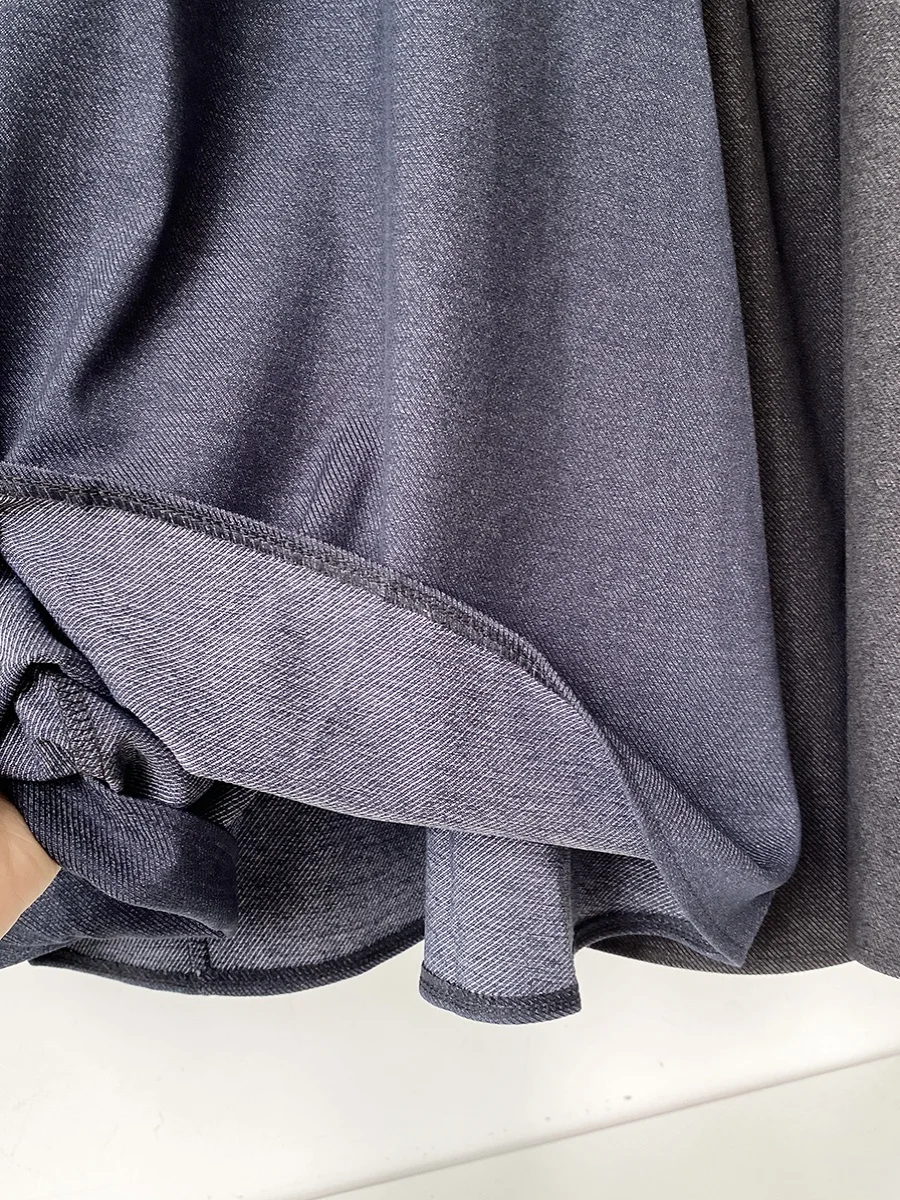 Faionable Gonna longuette a trapezio a vita alta Gonna da donna versatile con cintura per pendolari estivi Gonna coreana f-lunghezza