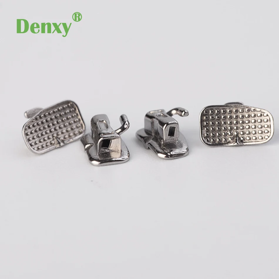 DENXY 200 Stück/Box Kieferorthopädische Bukkalröhrchen Dental 1./2. Molar Breiter Eingang MIM Bukkalröhrchen Monoblock Nicht-Konvertierbar – Detail 5