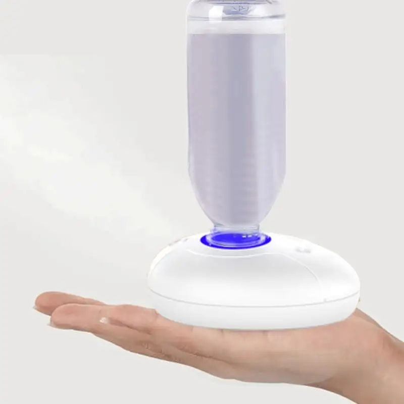 U1JE USB Pelembap Udara Portabel Botol Penyebar Aroma Lampu Malam LED Pembuat Kabut untuk Rumah Kantor