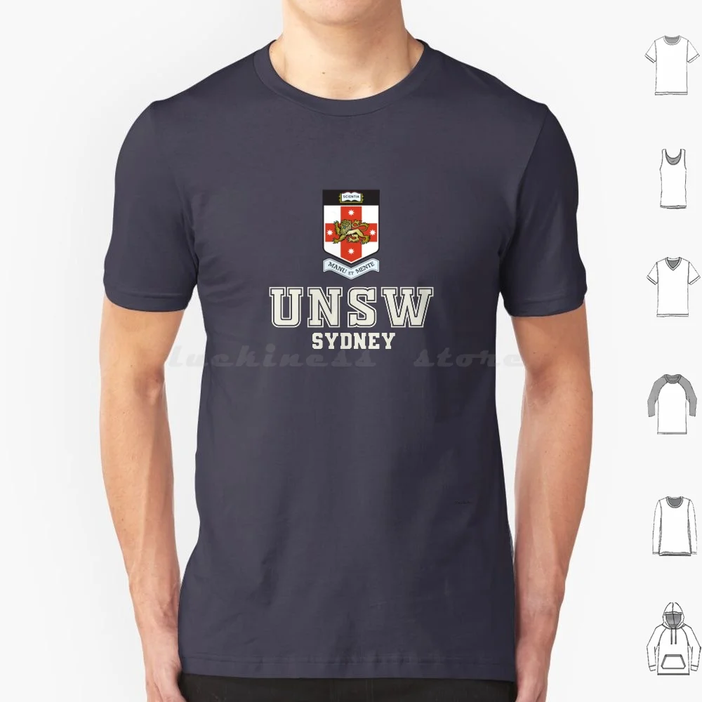 Unsw Sydney T Shirt Cotton Men Women DIY Print Australia Aussie Unsw Sydney Melbourne Kensington College University Uni School