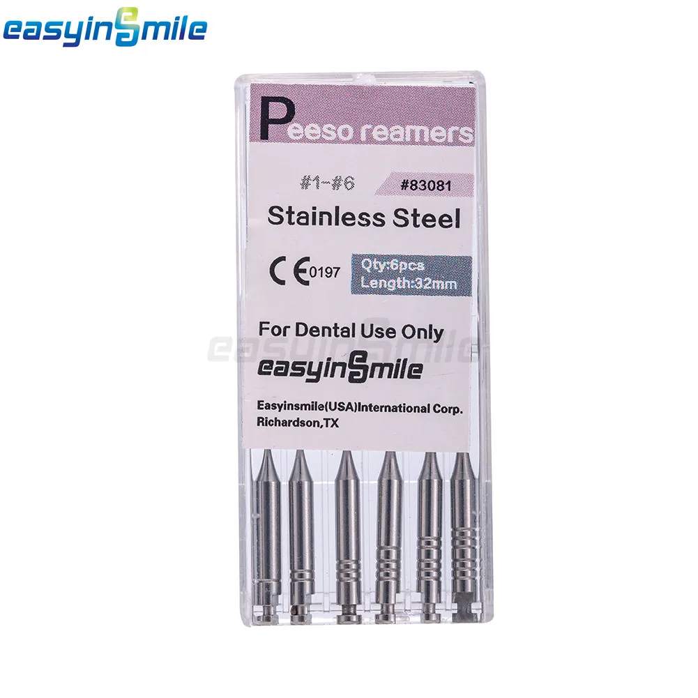 Dental Endodontic Drill Gates Glidden Rotary Paste Carriers Peeso Reamers 32mm Engine Use Stainless Steel Endo Files
