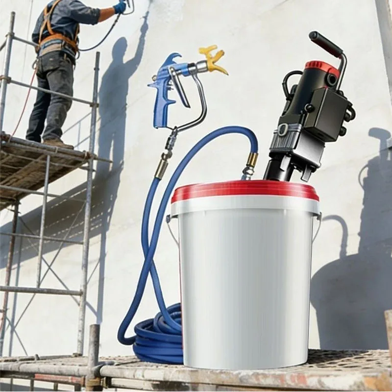

15L 220V 110V High-Pressure DIY Spray Machine Suitable Paint Spray Guns Putty Powder Waterproof Coating, Cement Paste