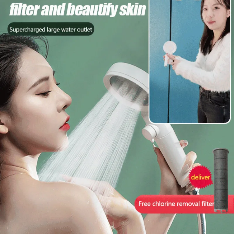 

Душ для красоты кожи под давлением Fivespeed Onetouch, набор для душа с остановкой воды, ручная насадка для душа