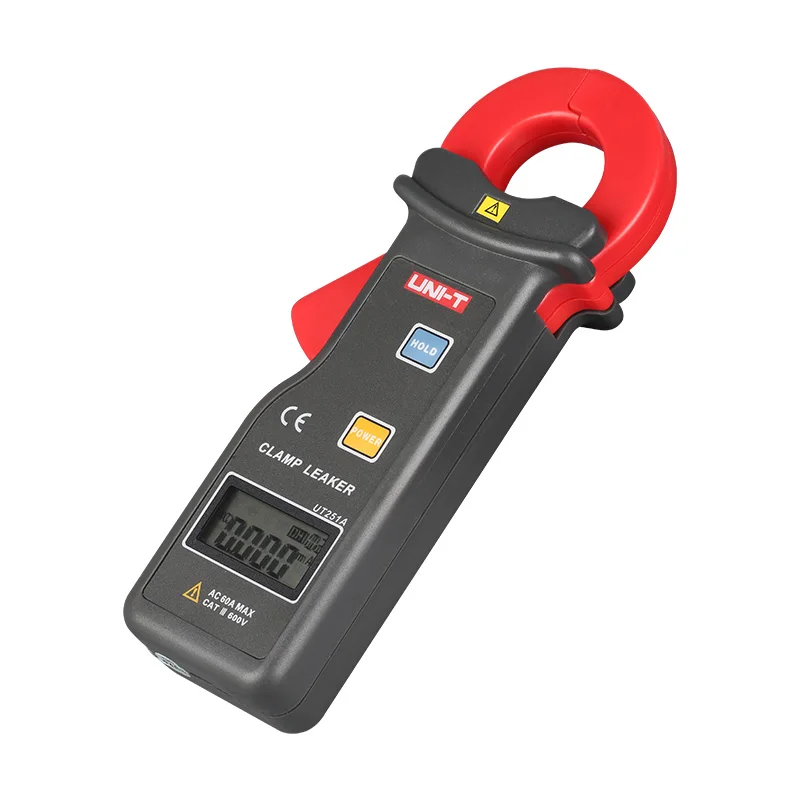 UT251A High Sensitivity 600A AC Leakage Current Clamp Meter with 0V-600V Measurement