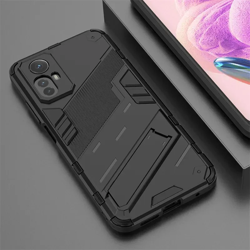 For Xiaomi Redmi Note 12s 4G Case Magnetic Car Holder Armor Phone Cases Redmy Note12s Not 12s 12 s 4G Shockproof Kickstand Cover