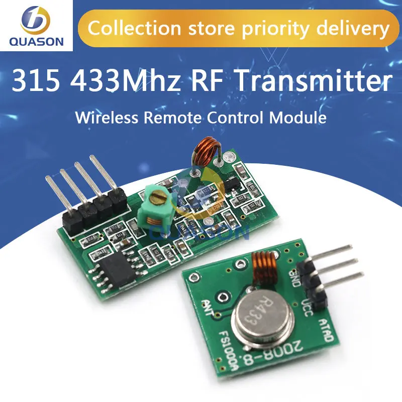 315 433 Mhz 315Mhz 433Mhz RF Transmitter And Receiver Link Kit forArduino Wireless Remote Control Module Voltage Module Board