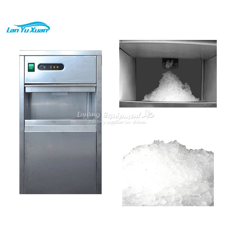 

LY flake ice maker making machine stainless steel case for laboratory medical education bga cnc oca use