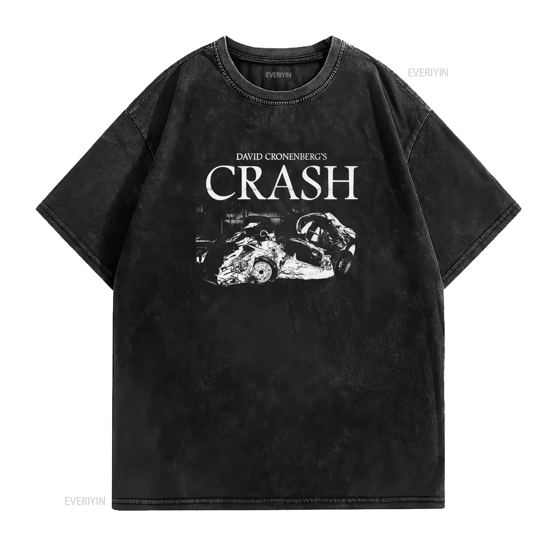 Crash 1996 David Cronenberg Horror Film Movie Poster T Shirt UNISEX vintage Washed fashion designer clothes Casual Comfortable