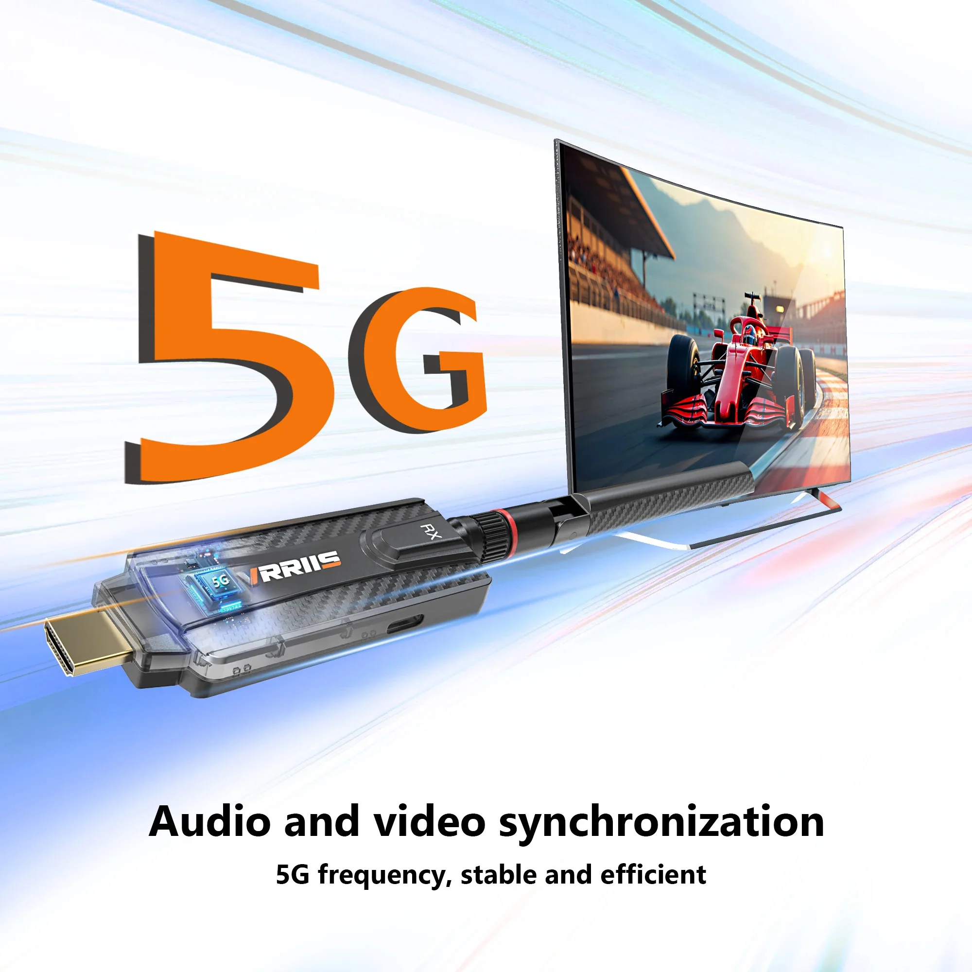 200m Wireless Wifi HDMI Video Transmitter and Receiver Extender 5G Display Adapter for PC Camera Laptop To Projector Monitor TV