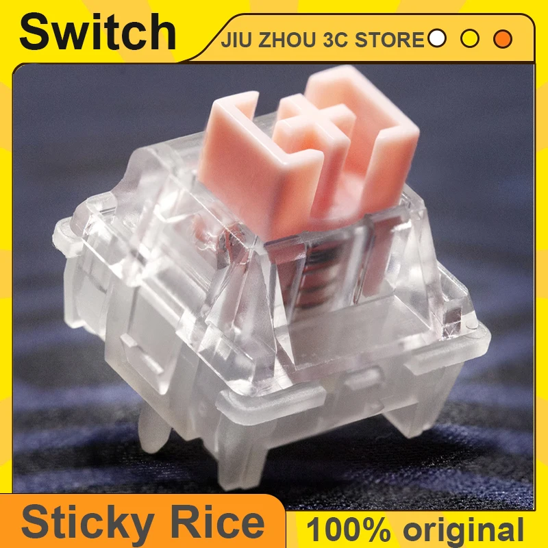 Everglide Sticky Rice Switch Linear Switch For Magnetic Mechanical Keyboard 47g 650gs Custom Office PC Gaming Keyboard Axis