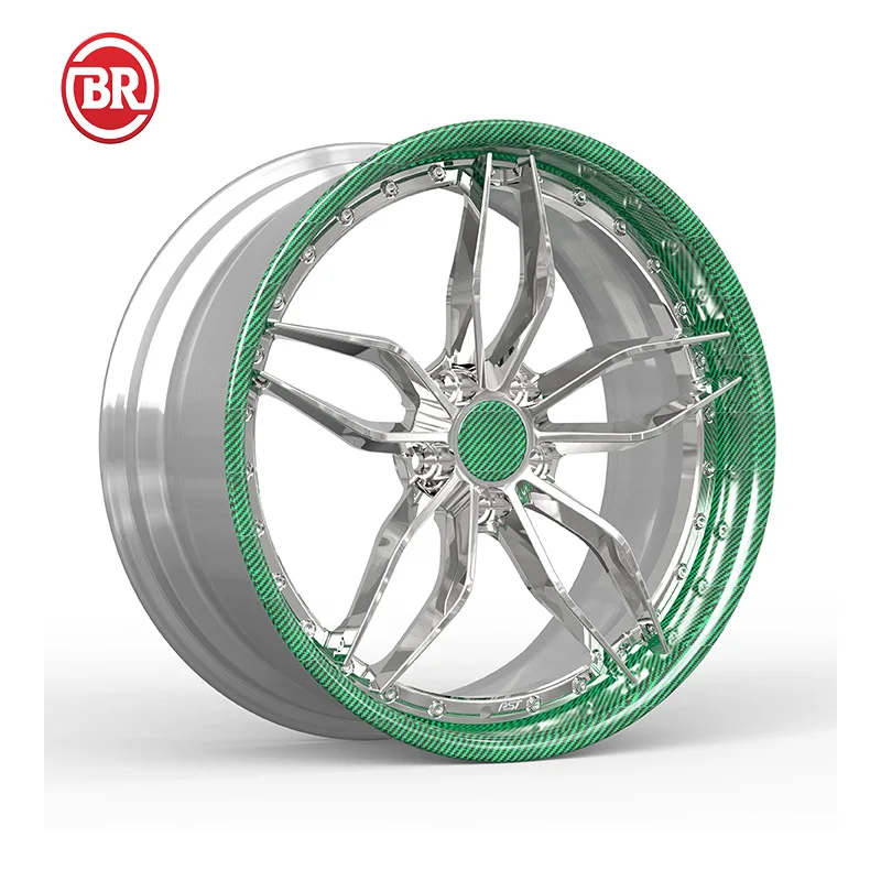 

Custom 18-24 Inch Monoblock 2-Piece Forged Alloy Wheels Polish Concave Luxury Passenger Car Rims