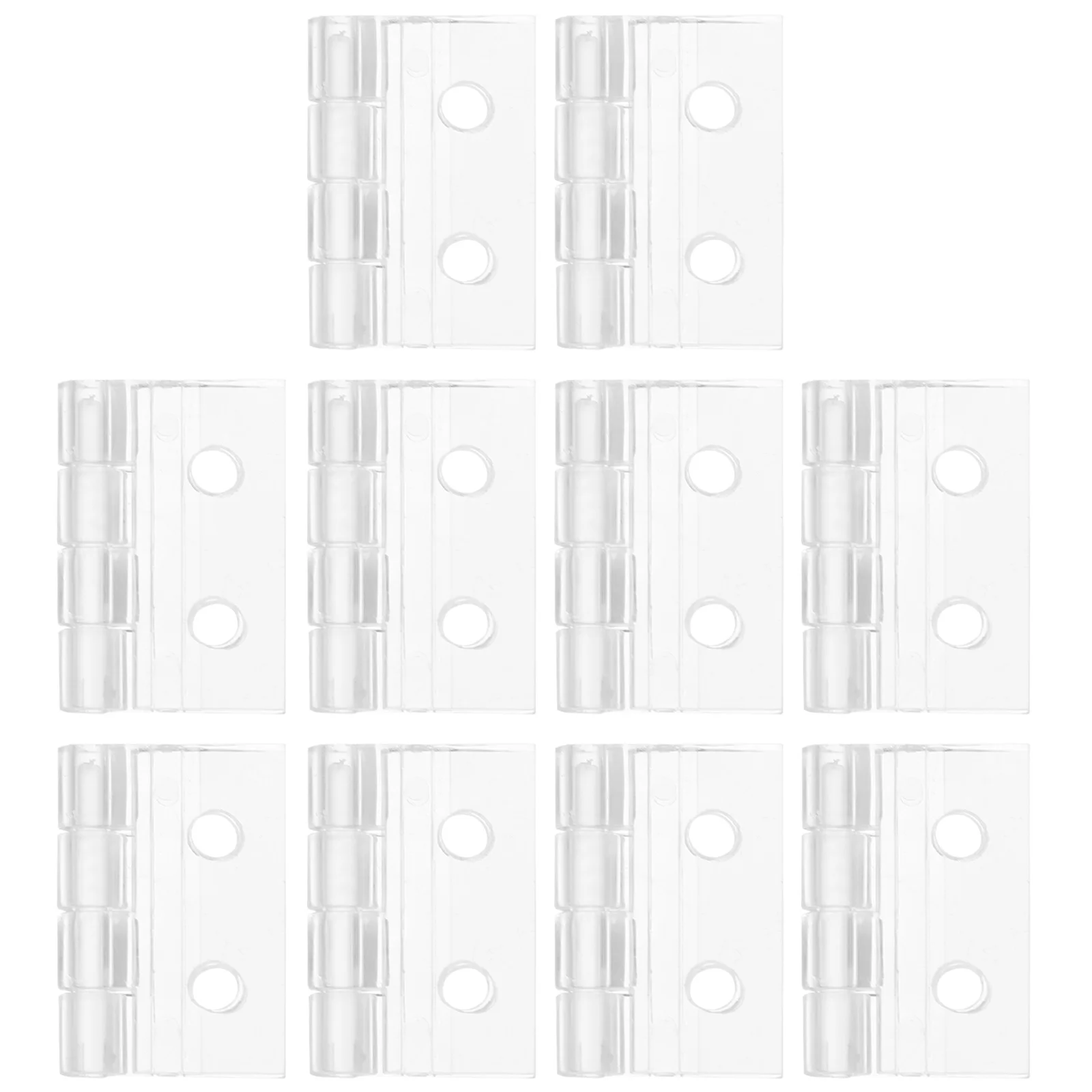 

10Pcs Transparent Jewelry Box Hinges Small Size Lightweight Easy Install Acrylic Connecting Hinges Jewelry Storage Box Hinge