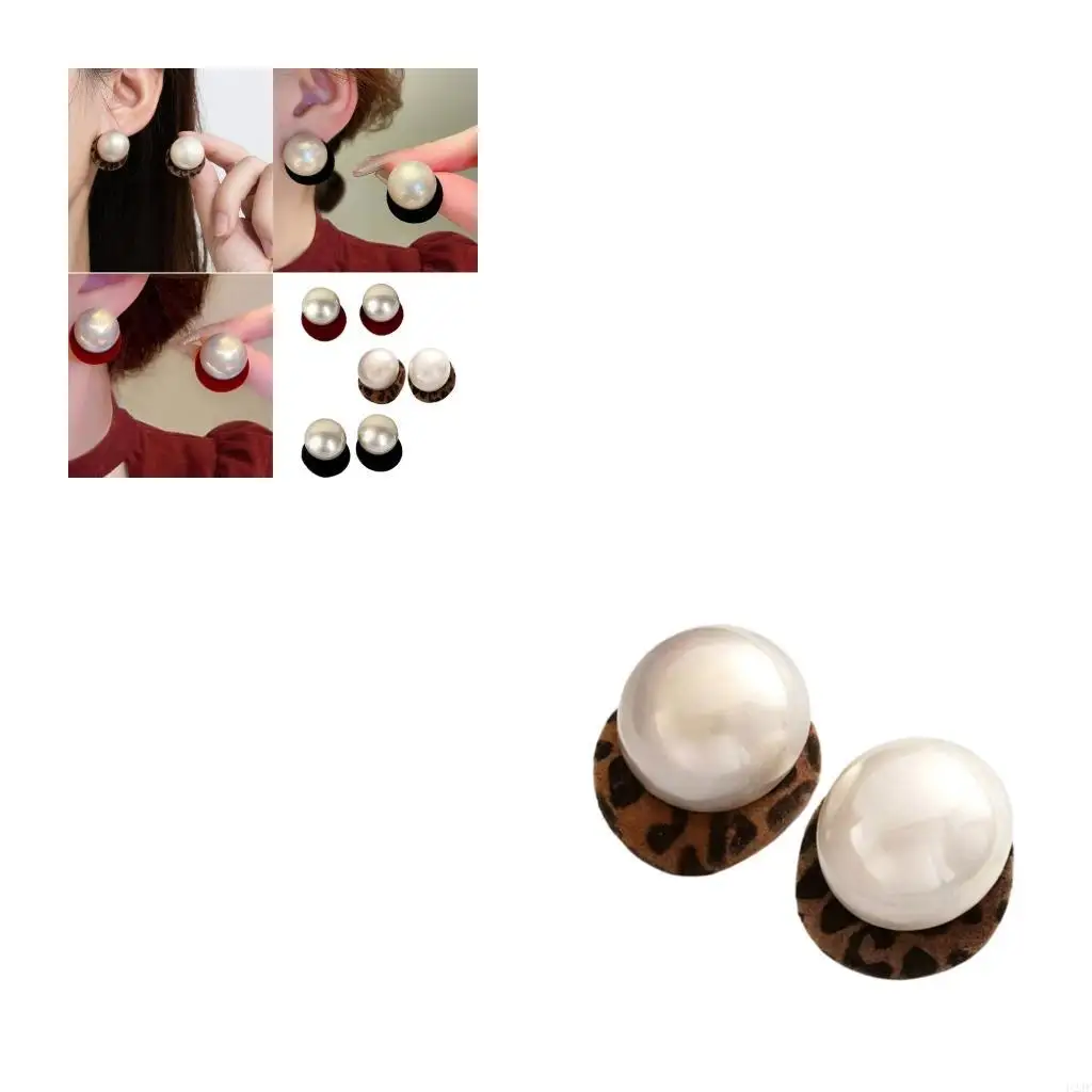 

Imitation Pearls Earrings Retro Autumn Designs Comfortable Fit